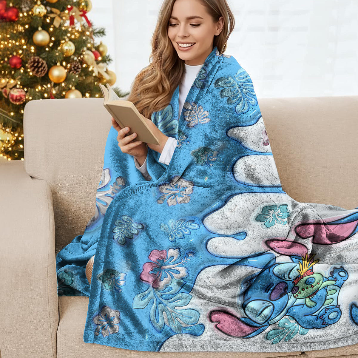 Ohana Means Family - Personalized Ohana Wearable Blanket