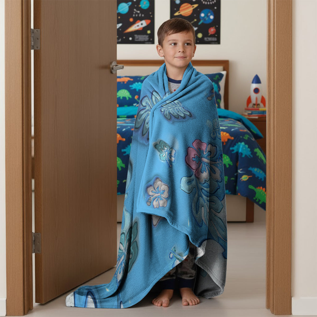 Ohana Means Family - Personalized Ohana Wearable Blanket