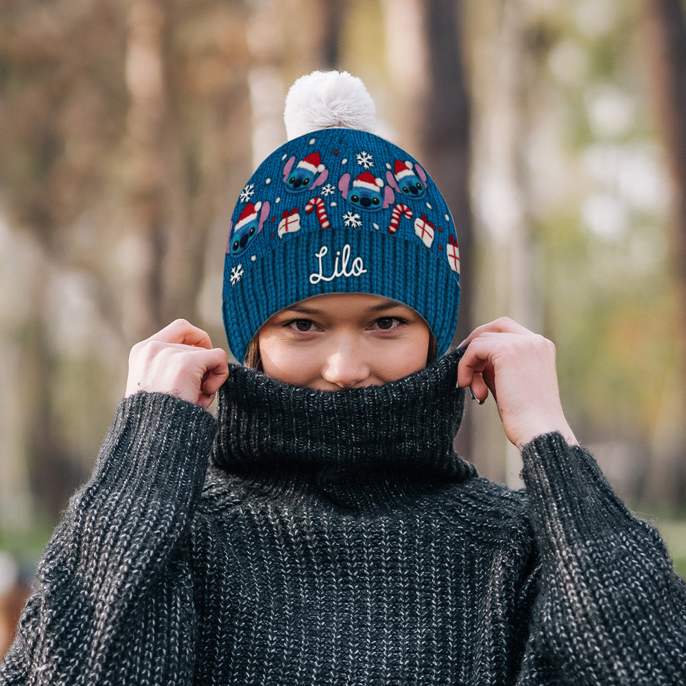 Baby Christmas - Personalized Ohana Beanie Hat