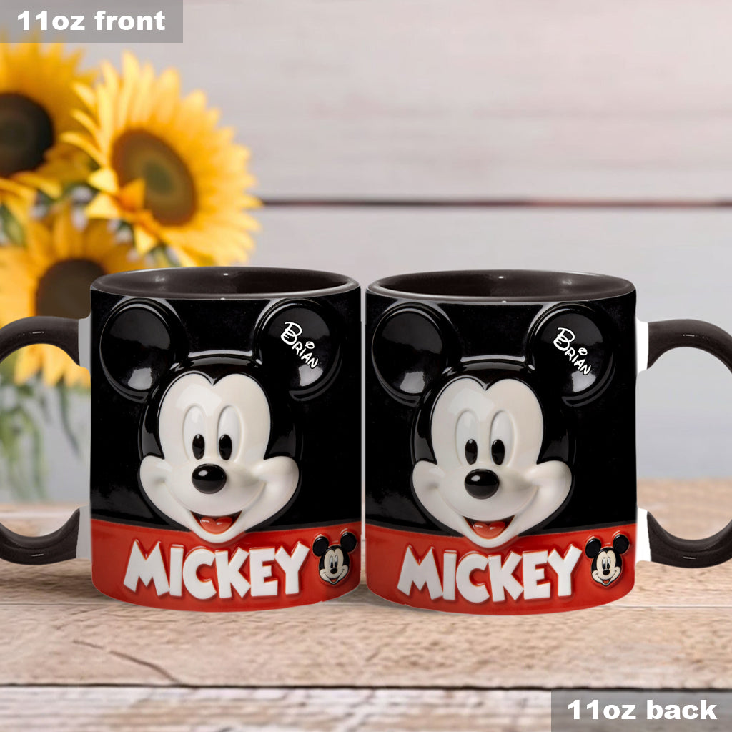 Big Ears Friend - Personalized Mouse Accent Mug & Coaster