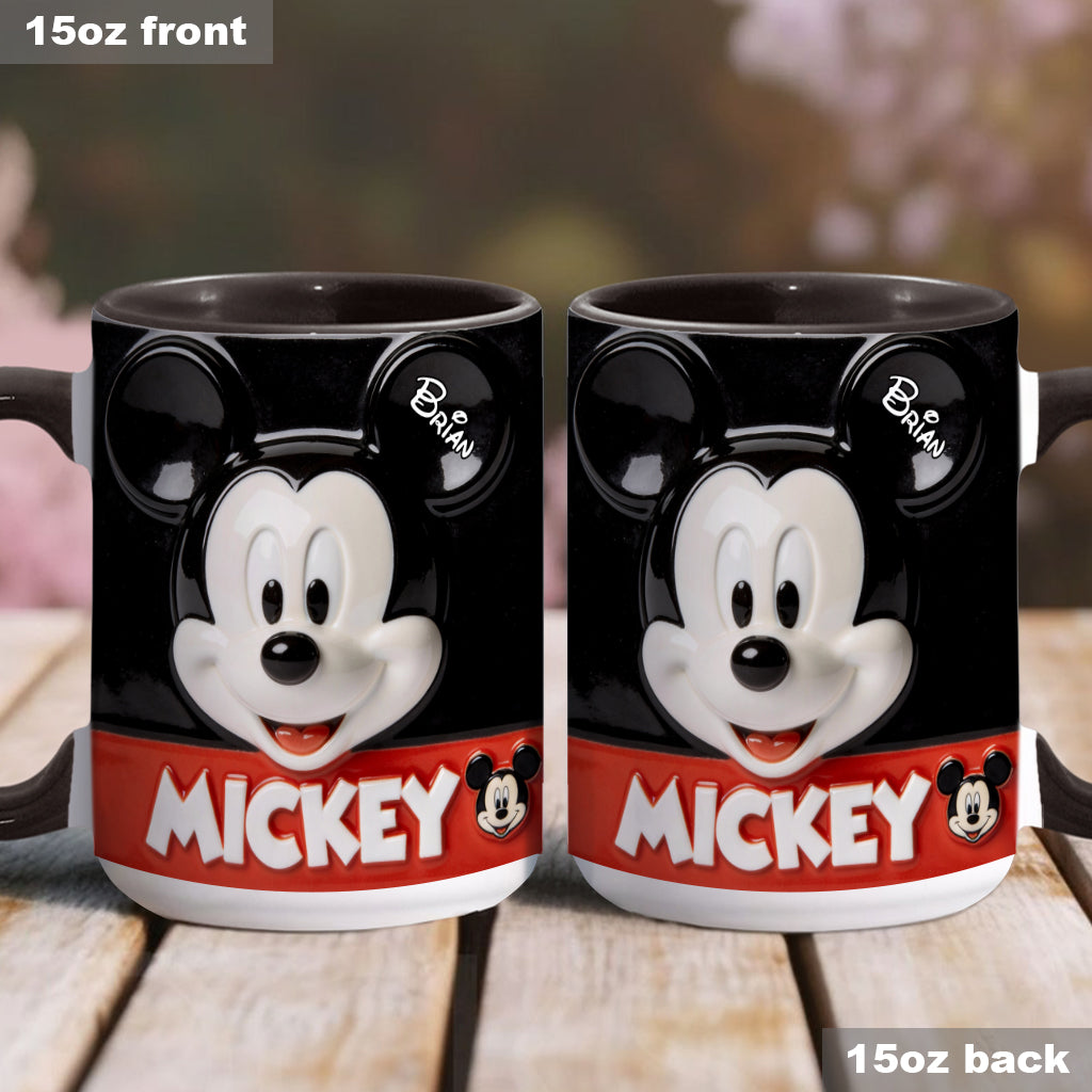 Big Ears Friend - Personalized Mouse Accent Mug & Coaster