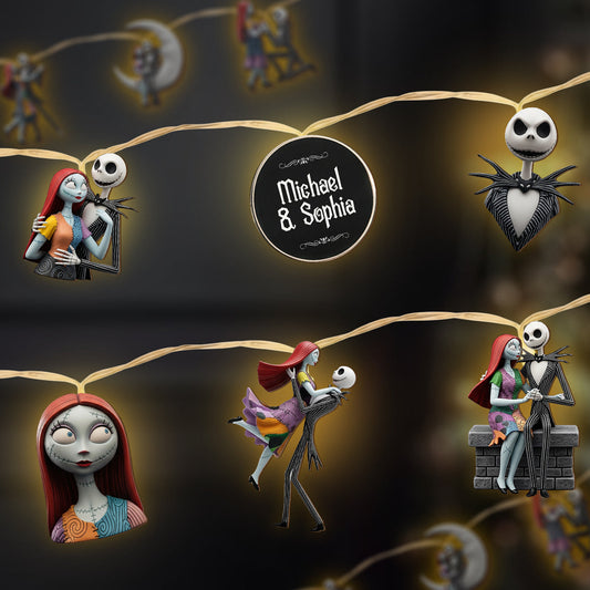 Couple Nightmare - Personalized Nightmare String Lights