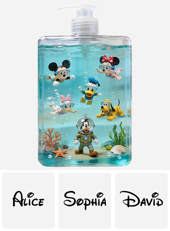 Swimming Friends - Personalized Mouse Pump Dispenser