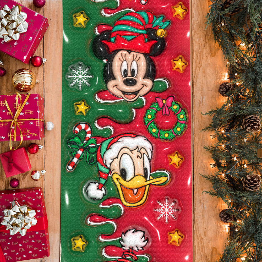 Merry Christmas - Personalized Mouse Table Runner