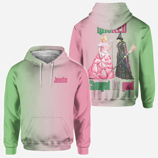 Changed For Good - Personalized Witch All Over Shirt