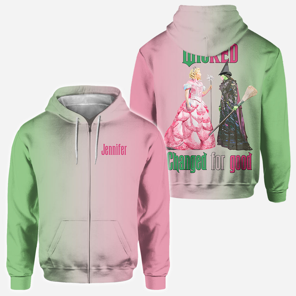 Changed For Good - Personalized Witch All Over Shirt