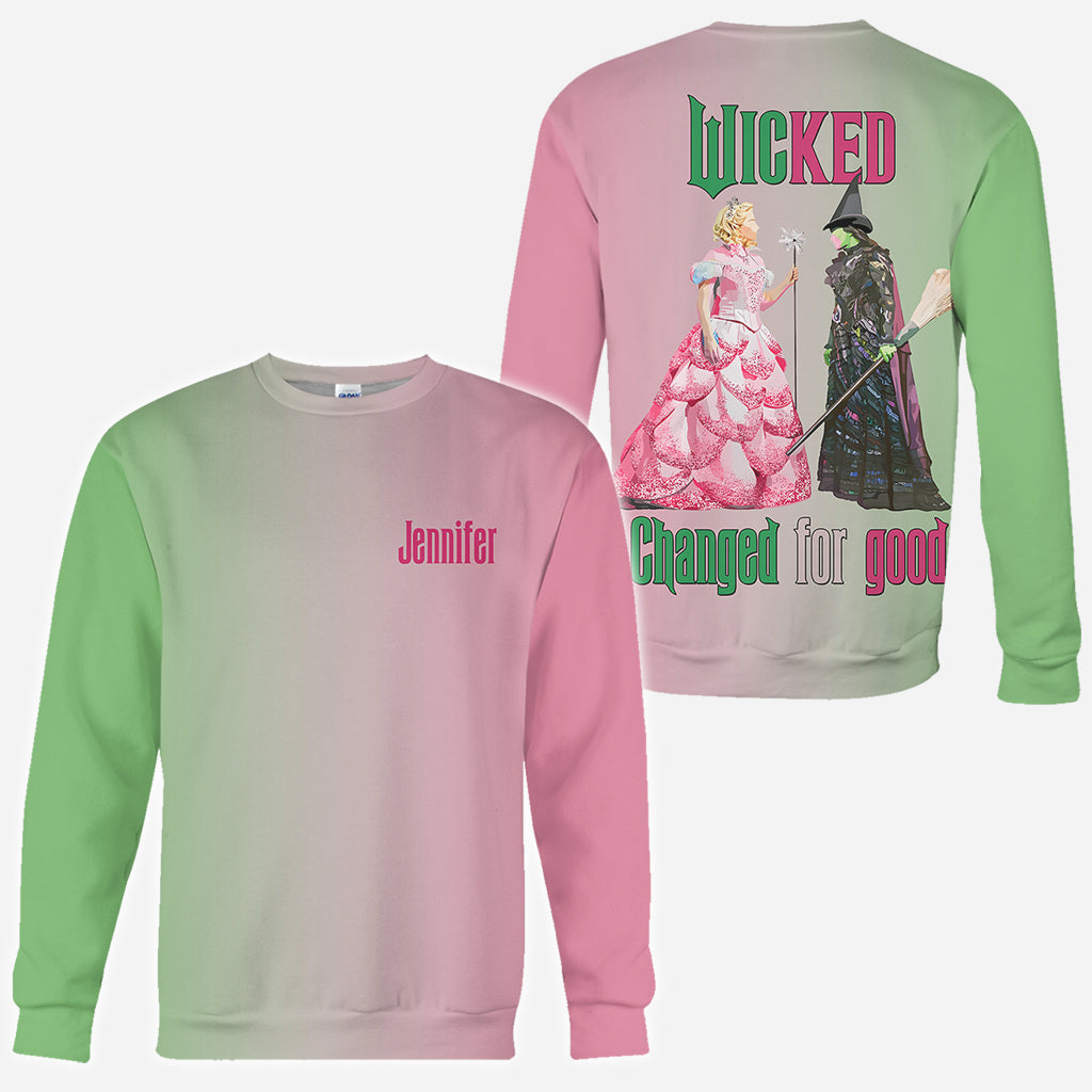 Changed For Good - Personalized Witch All Over Shirt