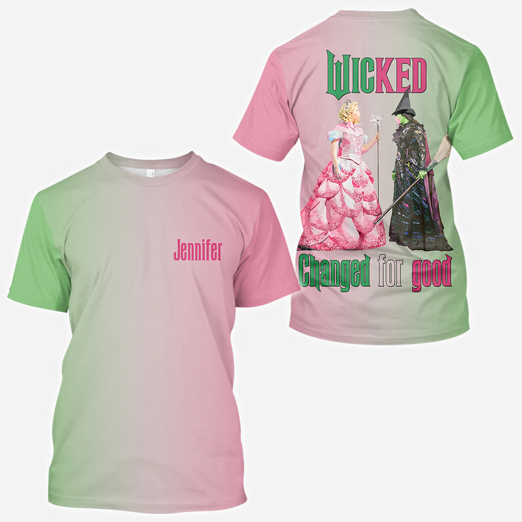 Changed For Good - Personalized Witch All Over Shirt