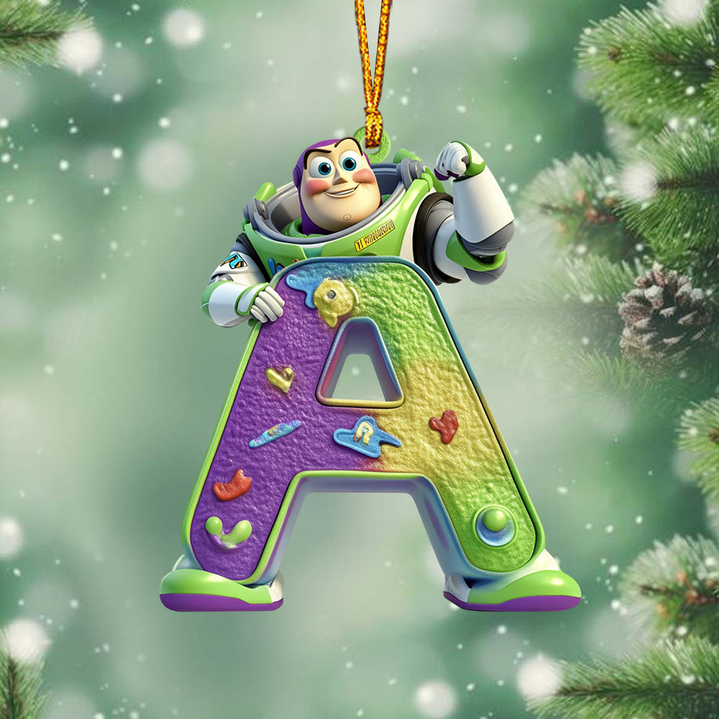 Funny Letter Ornament - Personalized Ornament