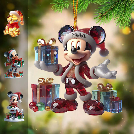 Christmas Is Coming To Mousetown - Personalized Mouse Ornament