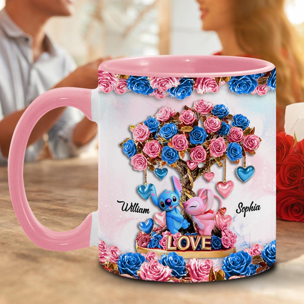 Tree Of Love - Personalized Ohana Accent Mug