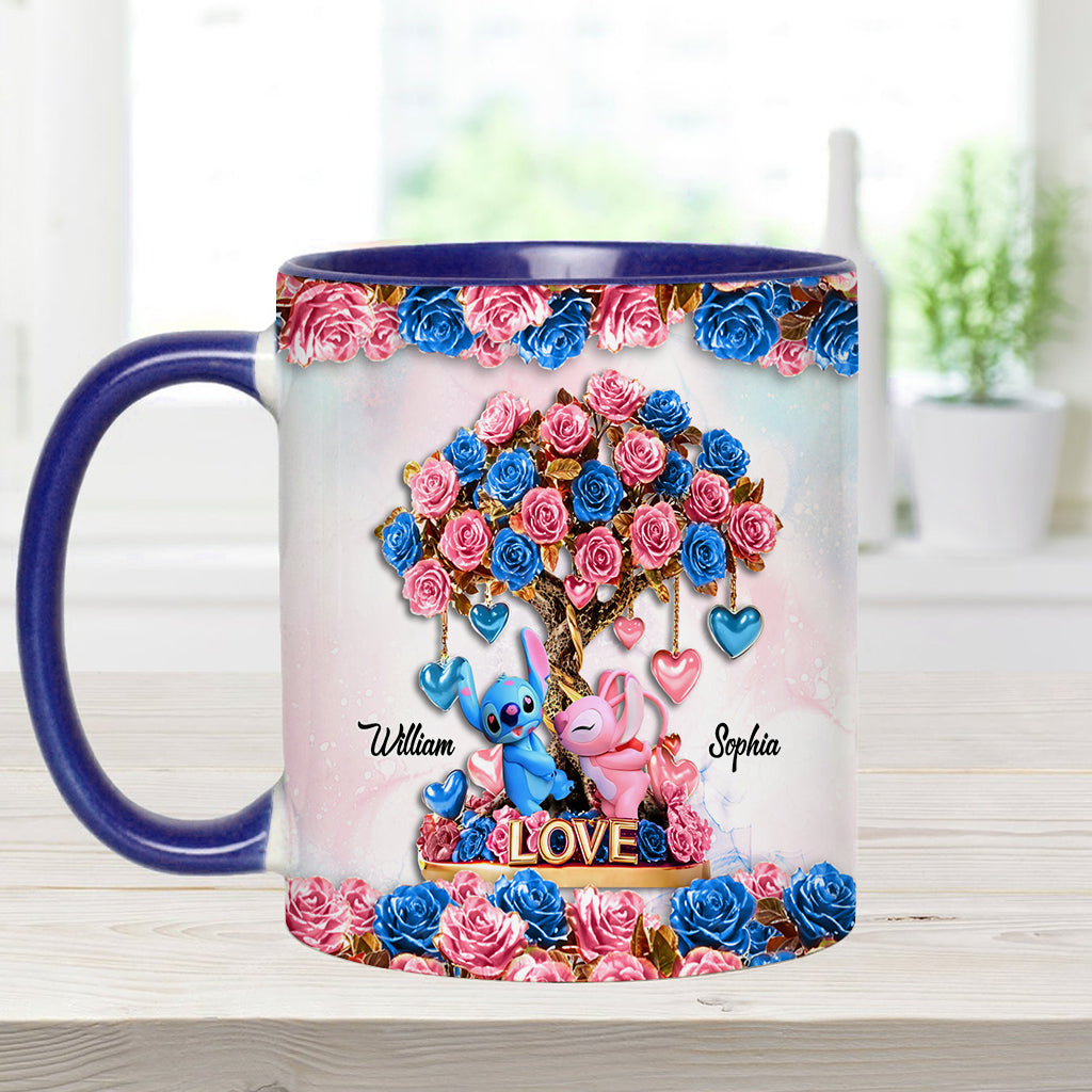 Tree Of Love - Personalized Ohana Accent Mug