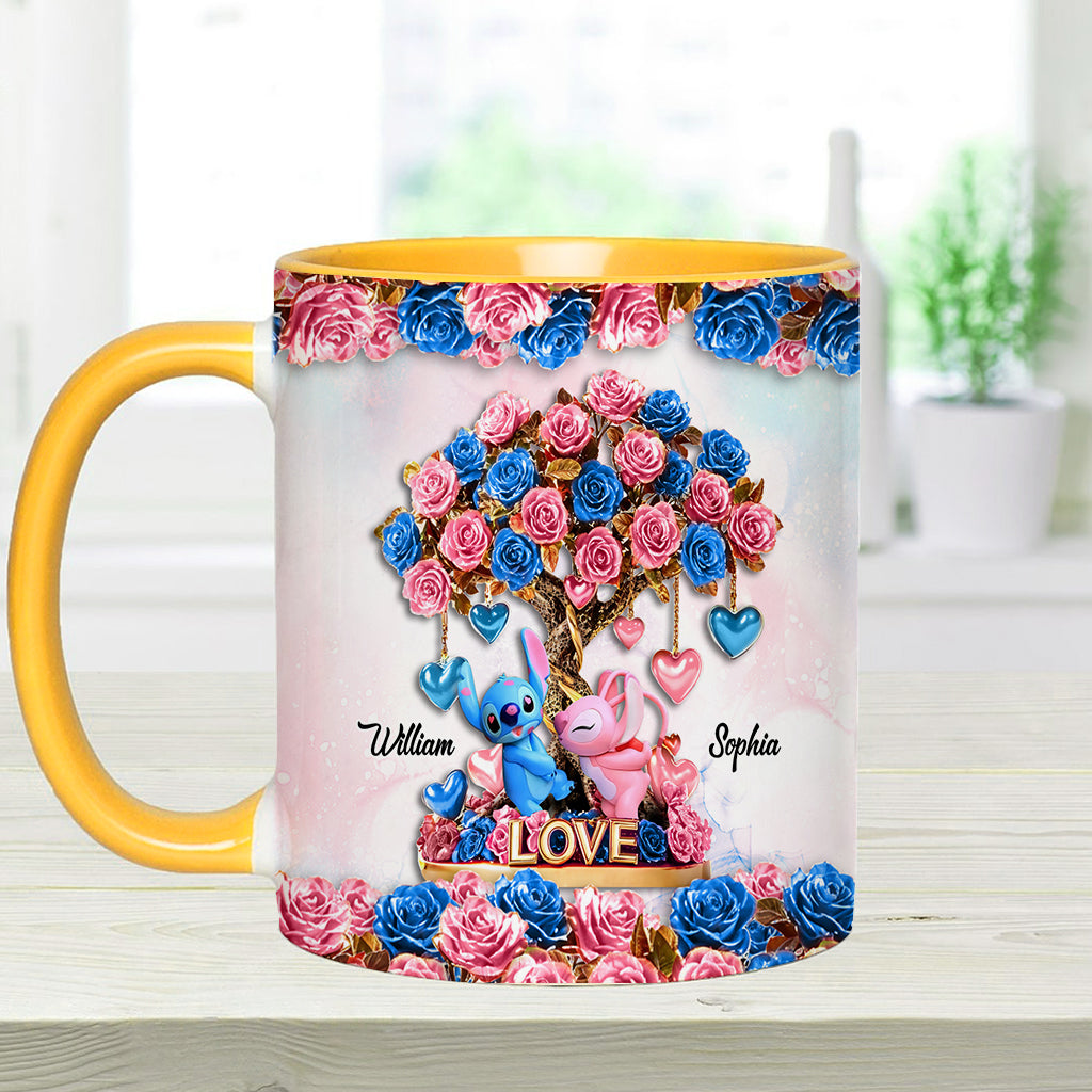Tree Of Love - Personalized Ohana Accent Mug