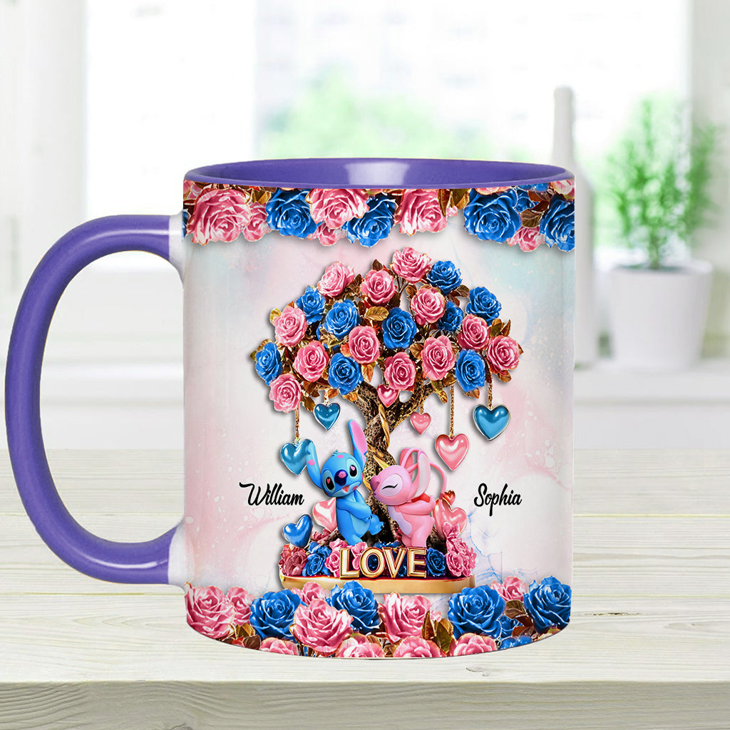 Tree Of Love - Personalized Ohana Accent Mug