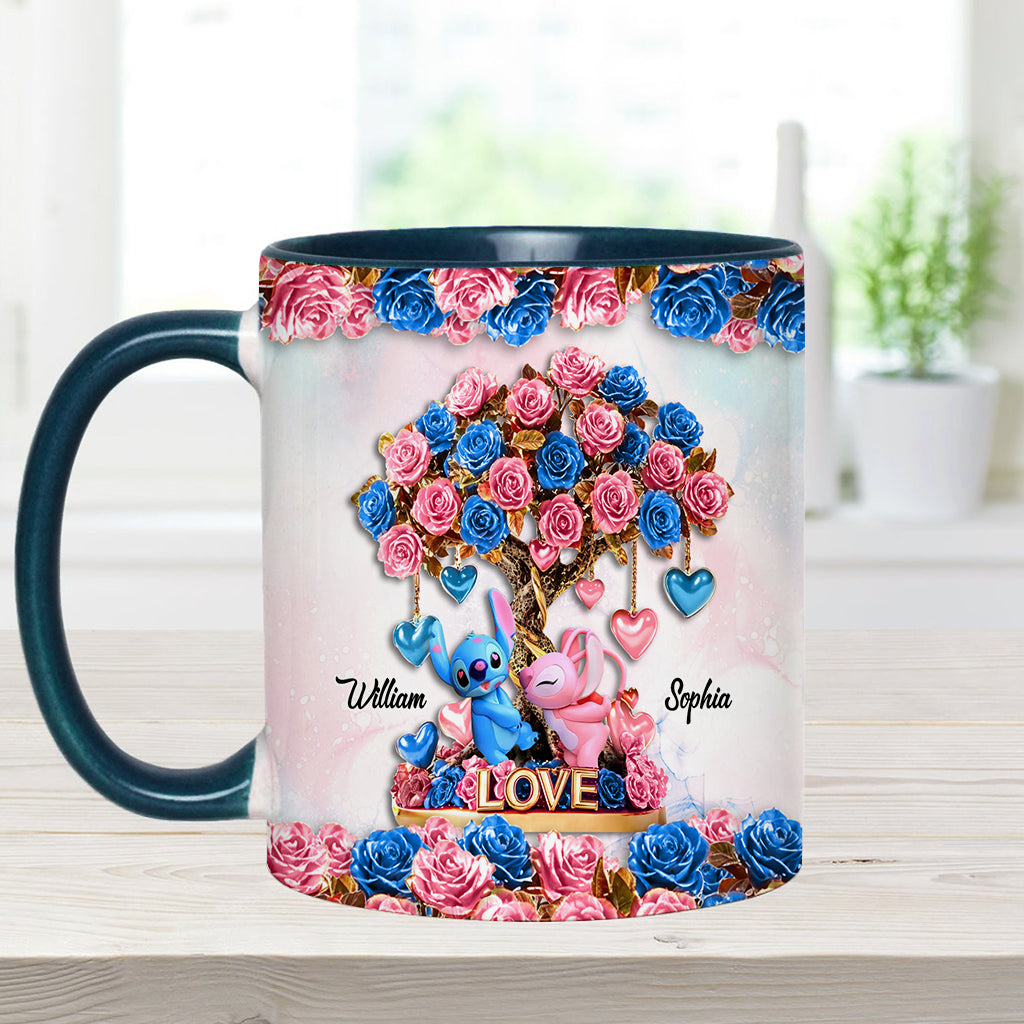 Tree Of Love - Personalized Ohana Accent Mug