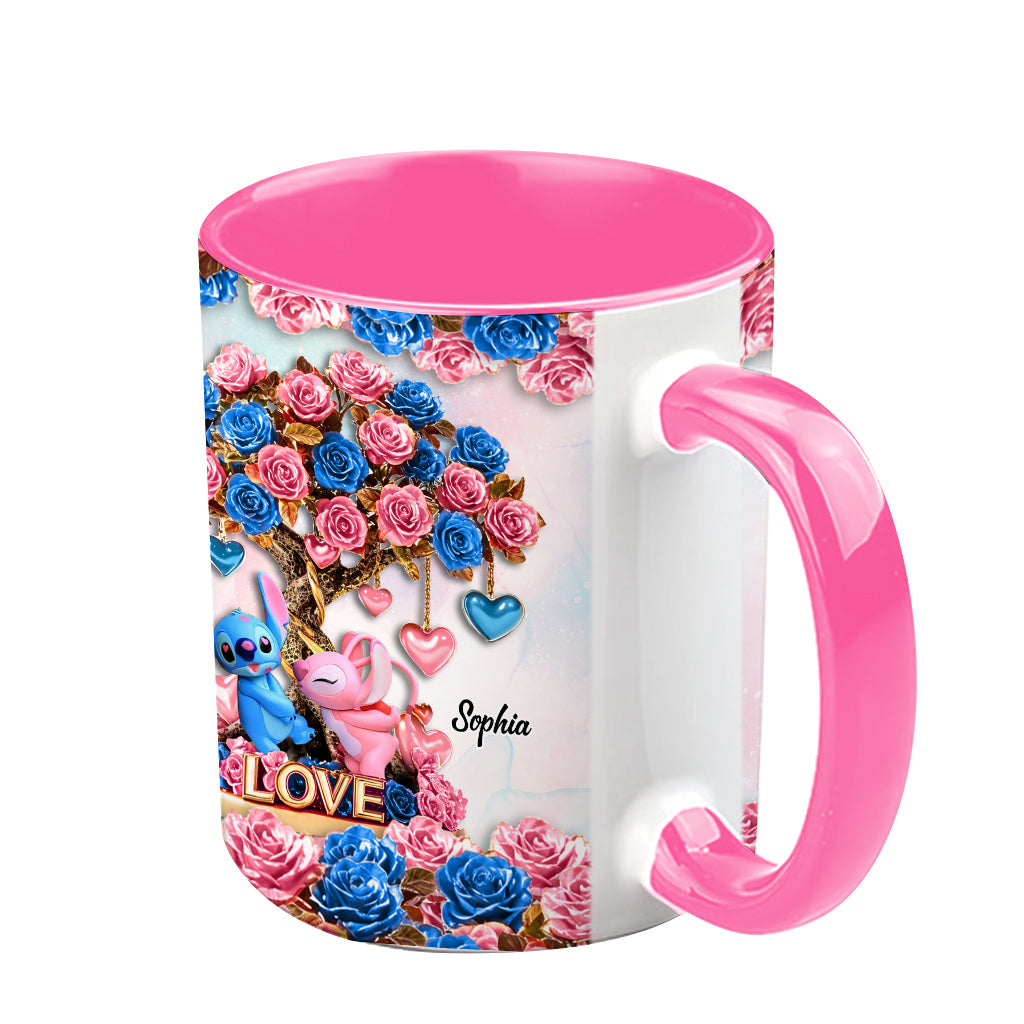Tree Of Love - Personalized Ohana Accent Mug