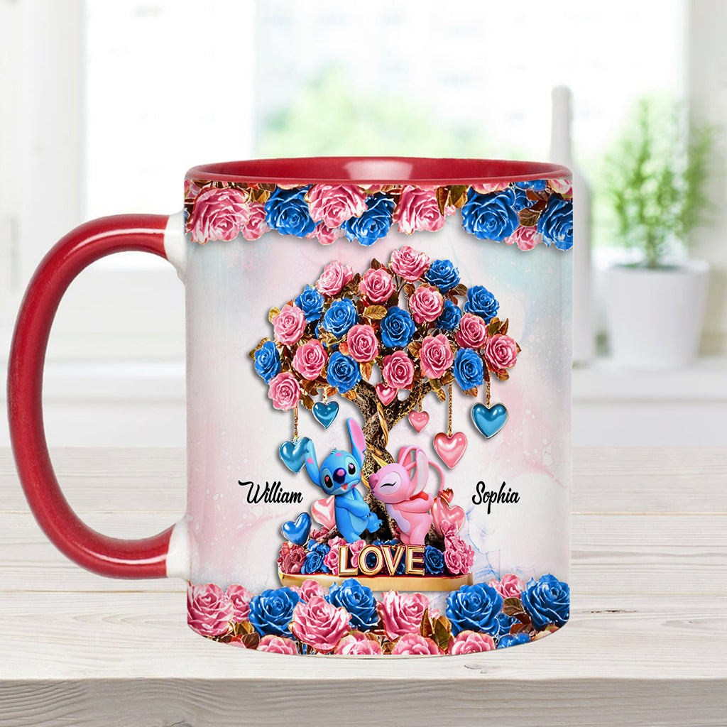 Tree Of Love - Personalized Ohana Accent Mug