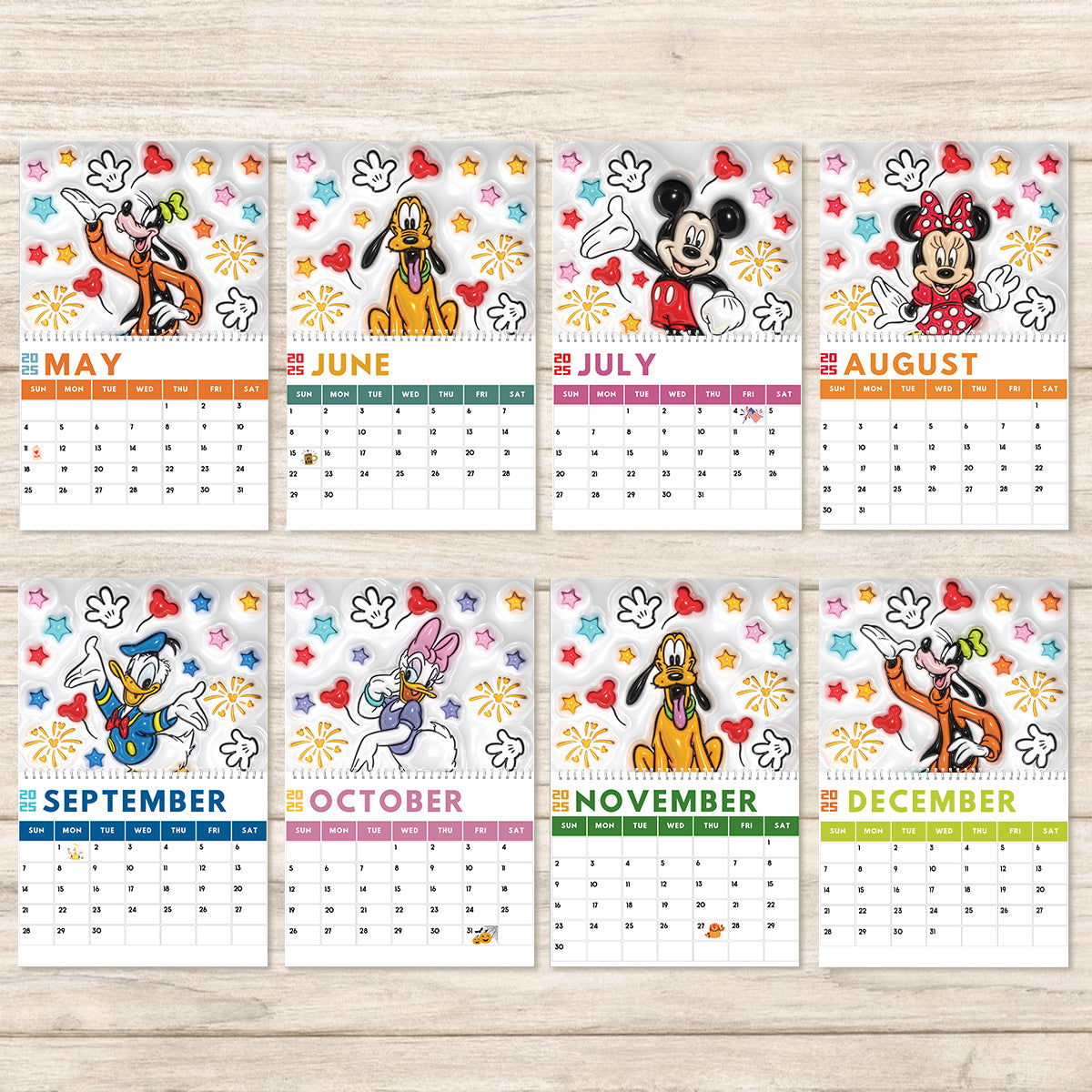 Cute Family - Personalized Mouse Wall Calendar & Desk Calendar