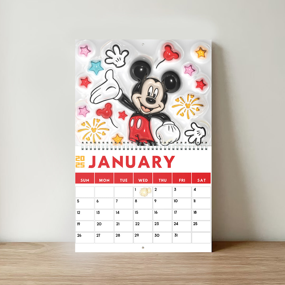 Cute Family - Personalized Mouse Wall Calendar & Desk Calendar