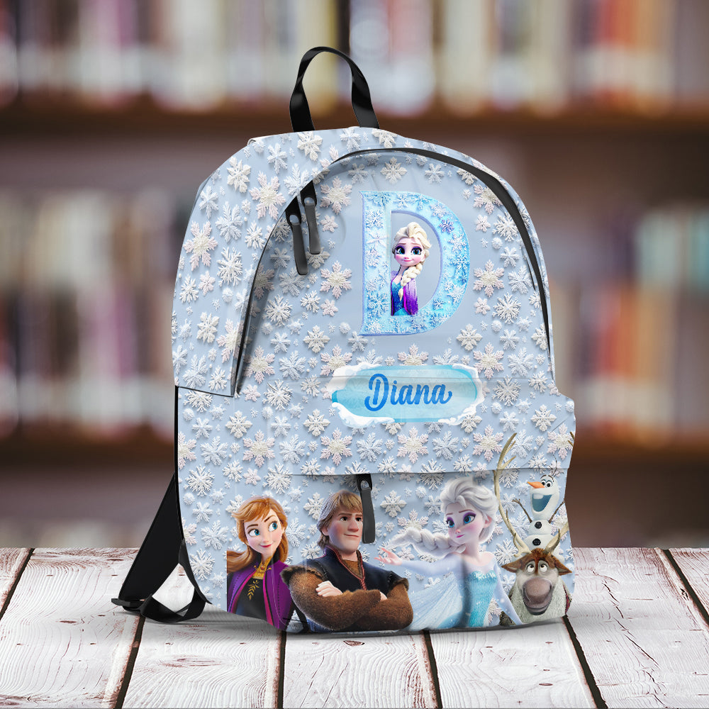 Snowflake Princess - Personalized Backpack