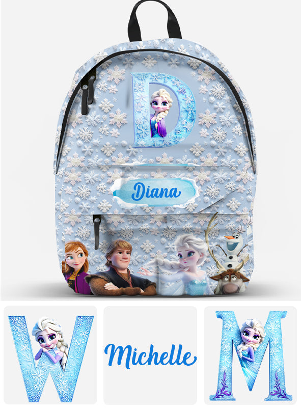 Snowflake Princess - Personalized Backpack