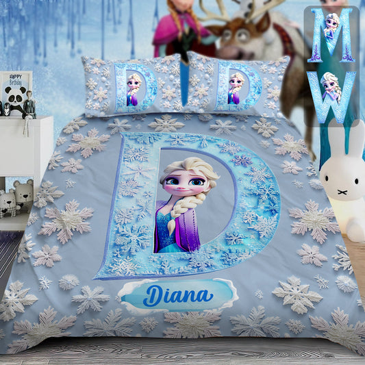 Snowflake Princess - Personalized Quilt Set
