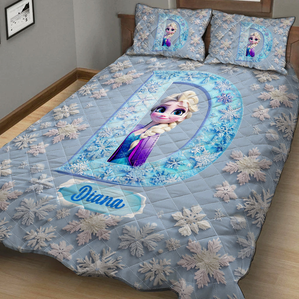 Snowflake Princess - Personalized Quilt Set