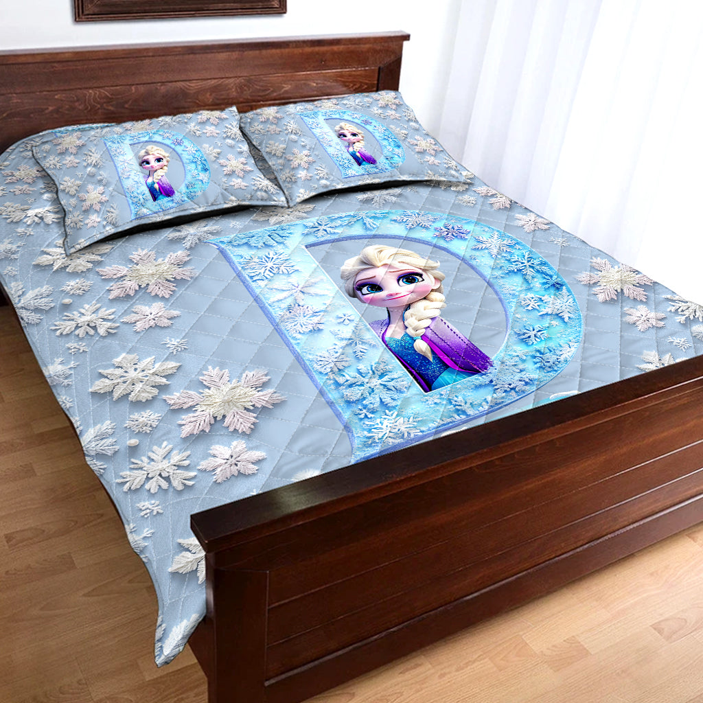 Snowflake Princess - Personalized Quilt Set