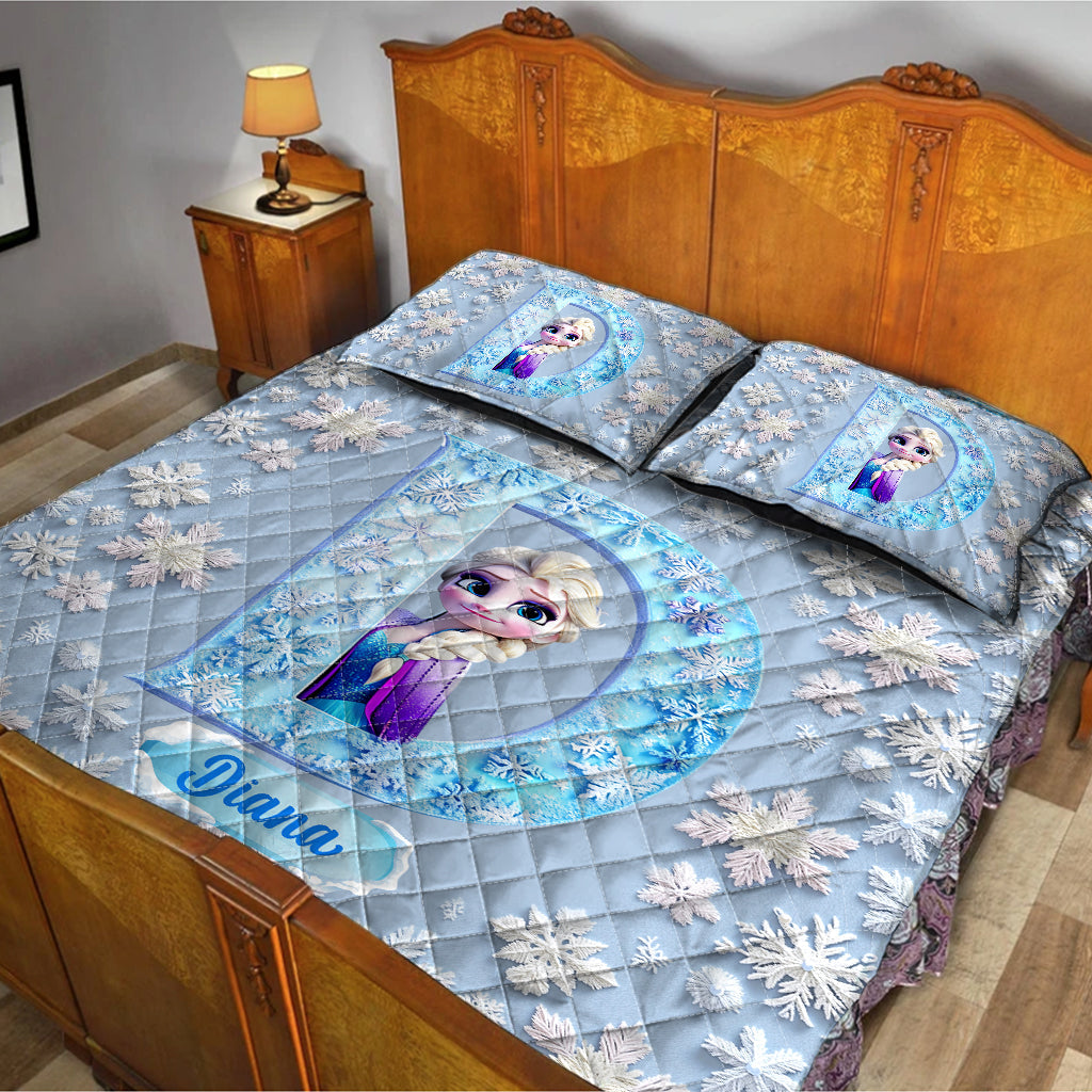 Snowflake Princess - Personalized Quilt Set