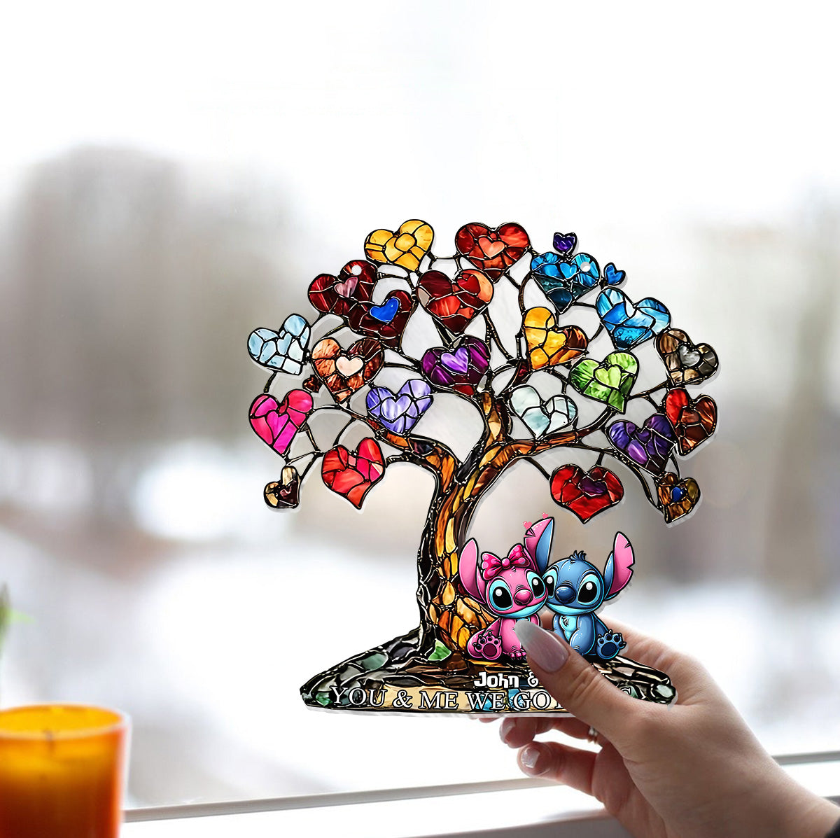 You And Me We Got This - Personalized Ohana Window Hanging Suncatcher Ornament