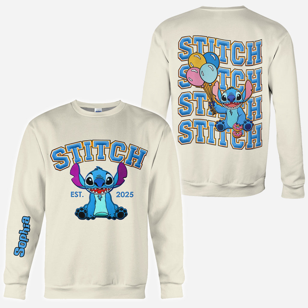Blue Monsters - Personalized Ohana All Over Shirt