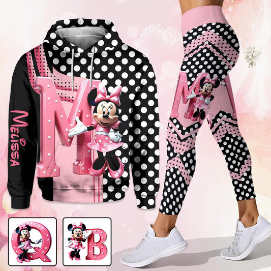 Pink Mouse Ears - Personalized Mouse Hoodie and Leggings