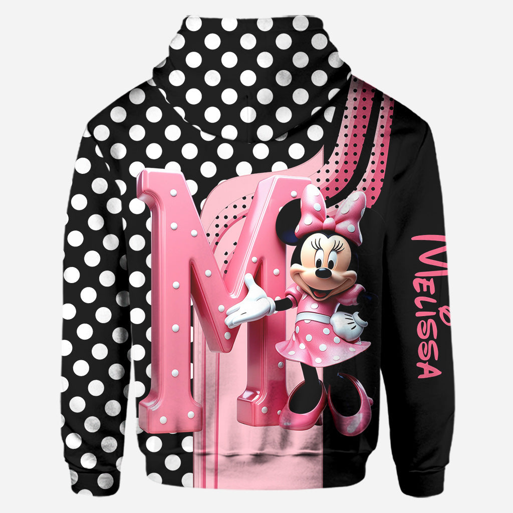 Pink Mouse Ears - Personalized Mouse Hoodie and Leggings