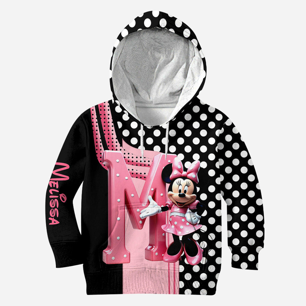 Pink Mouse Ears - Personalized Mouse Hoodie and Leggings