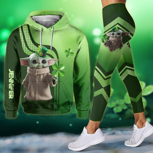 Lucky Shamrock - Personalized The Force Hoodie and Leggings