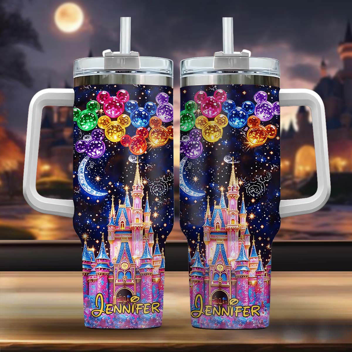 Magical Day - Personalized Mouse Tumbler With Handle