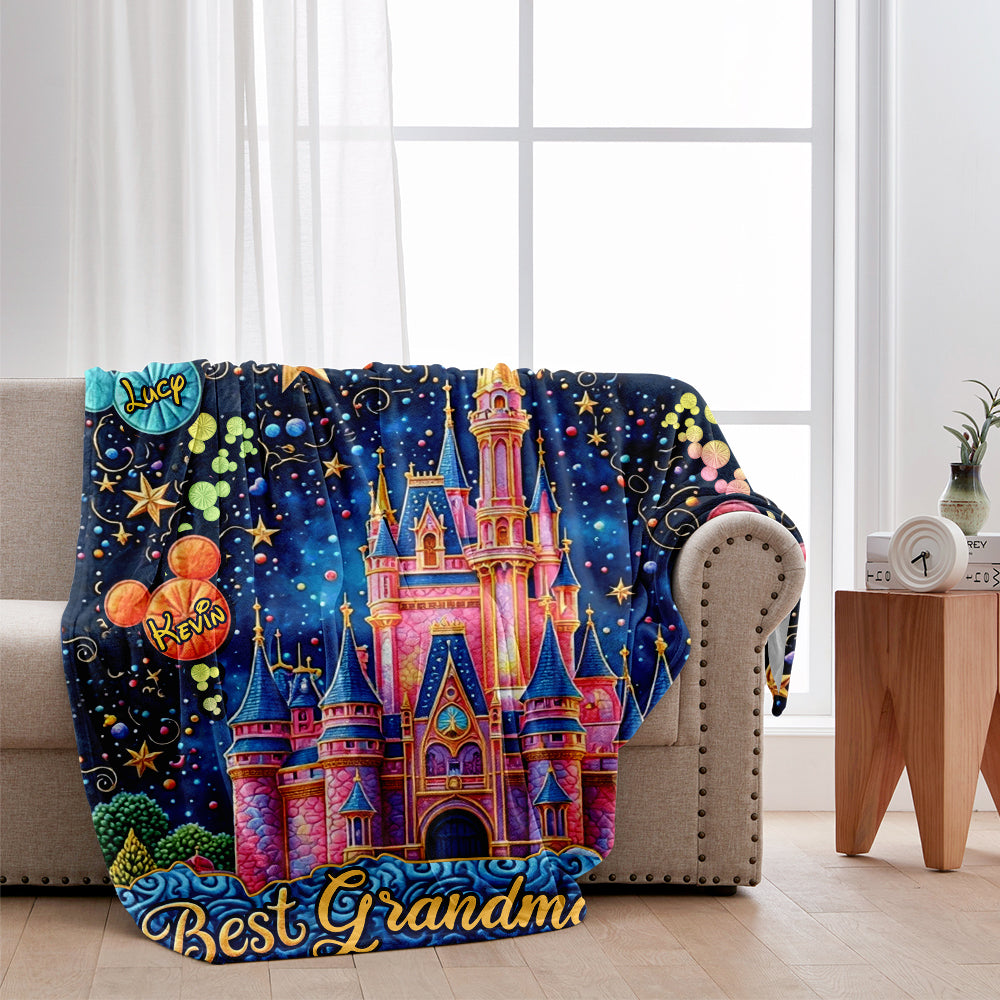 Best Grandma/ Mom Ever - Personalized Mouse Blanket