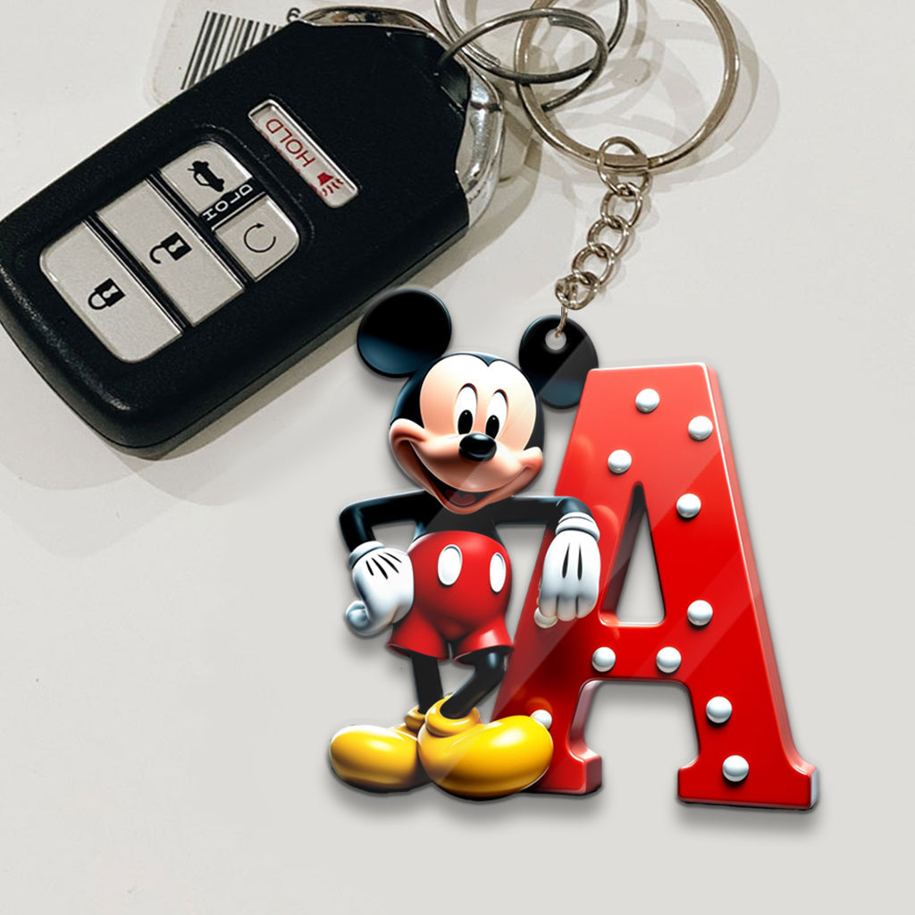Magic Letters - Personalized Mouse Keychain