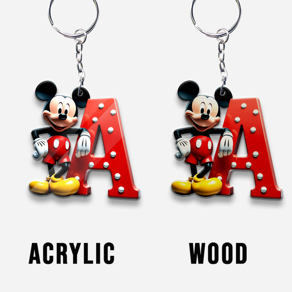 Magic Letters - Personalized Mouse Keychain
