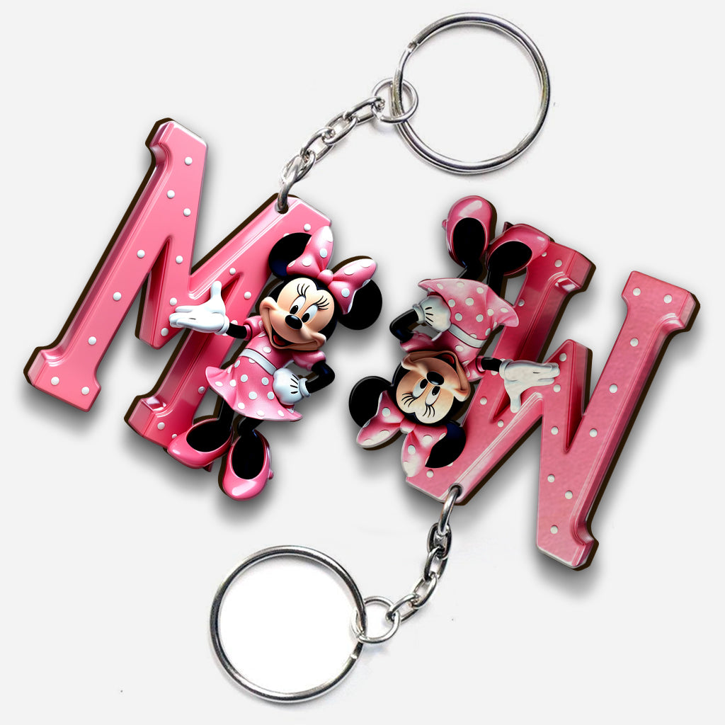 Magic Letters - Personalized Mouse Keychain