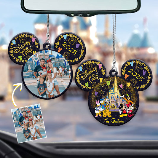 Magical Trip Any Photo - Personalized Mouse Car Ornament