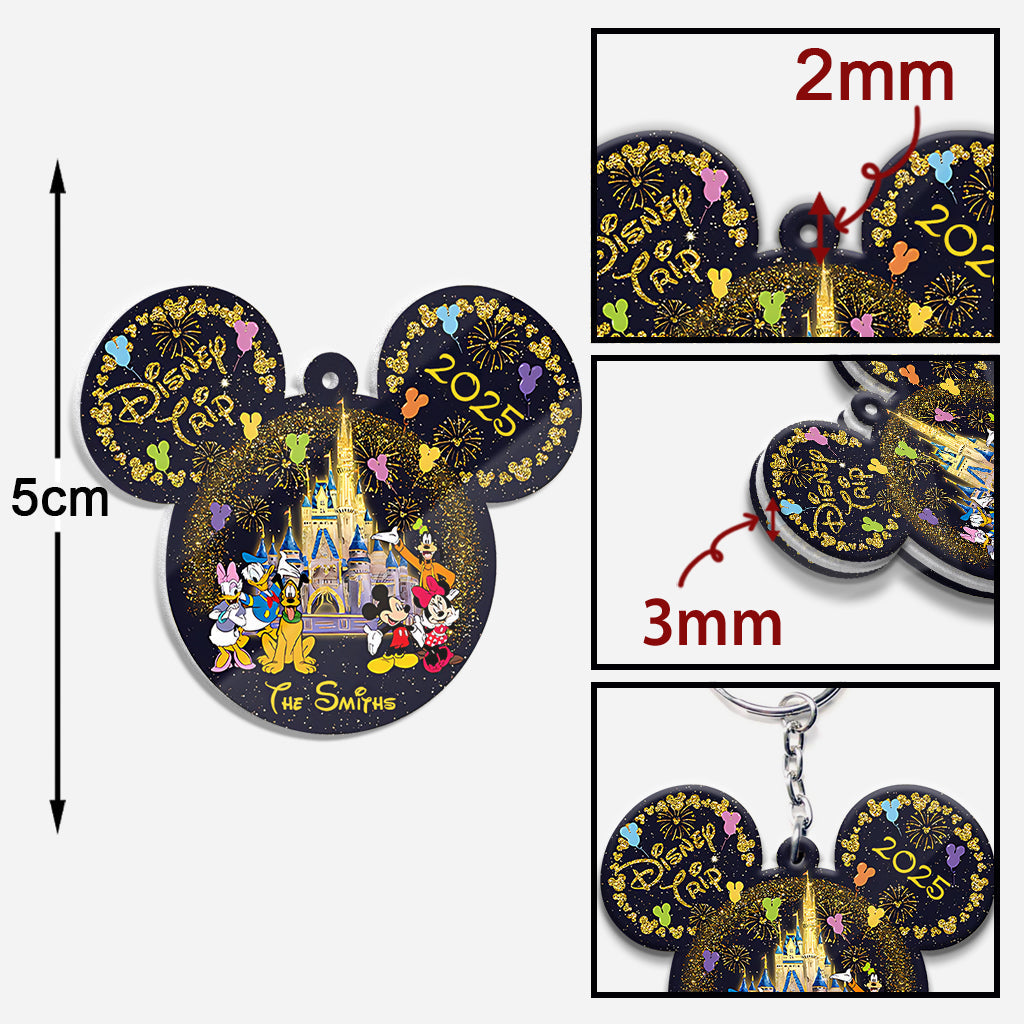 Magical Trip Any Photo - Personalized Mouse Keychain
