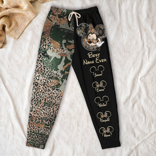 Best Grandma/ Mom Ever - Personalized Mouse Unisex Sweatpants