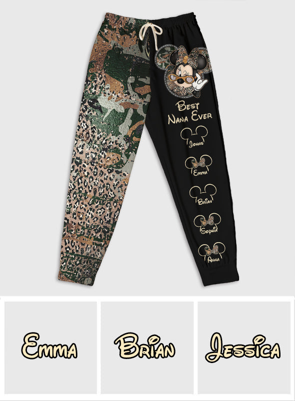 Best Grandma/ Mom Ever - Personalized Mouse Unisex Sweatpants
