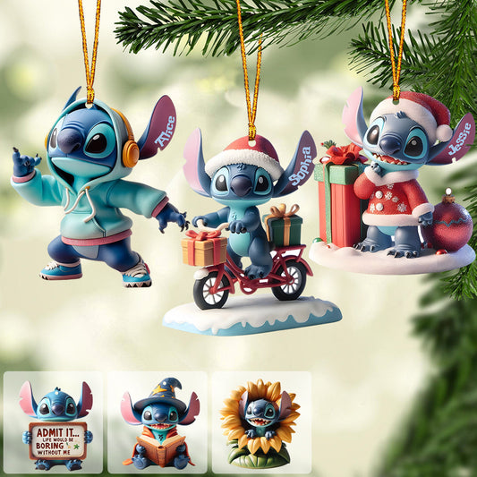 Ohana Means Family - Personalized Ohana Ornament