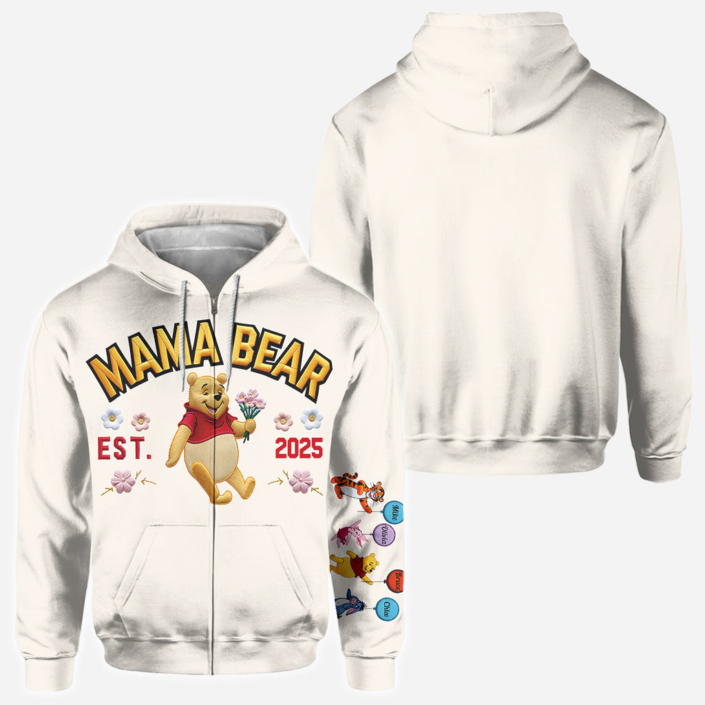 Mama Bear - Personalized Mother All Over Shirt