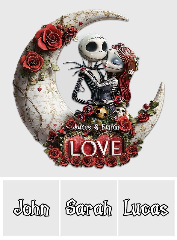 True Love - Personalized Nightmare Shaped Car Visor Clip
