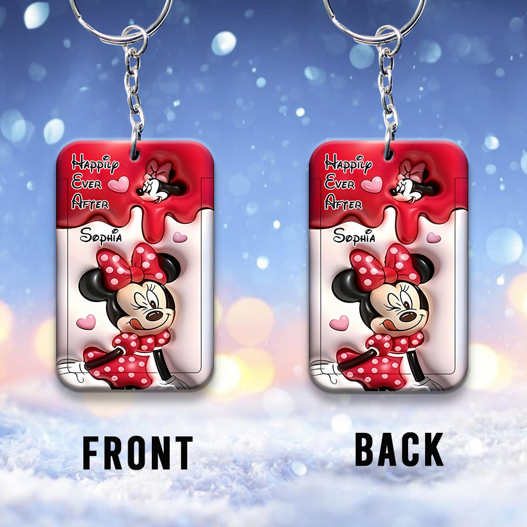 We Found Our Happily Ever After - Personalized Mouse Matching Keychain