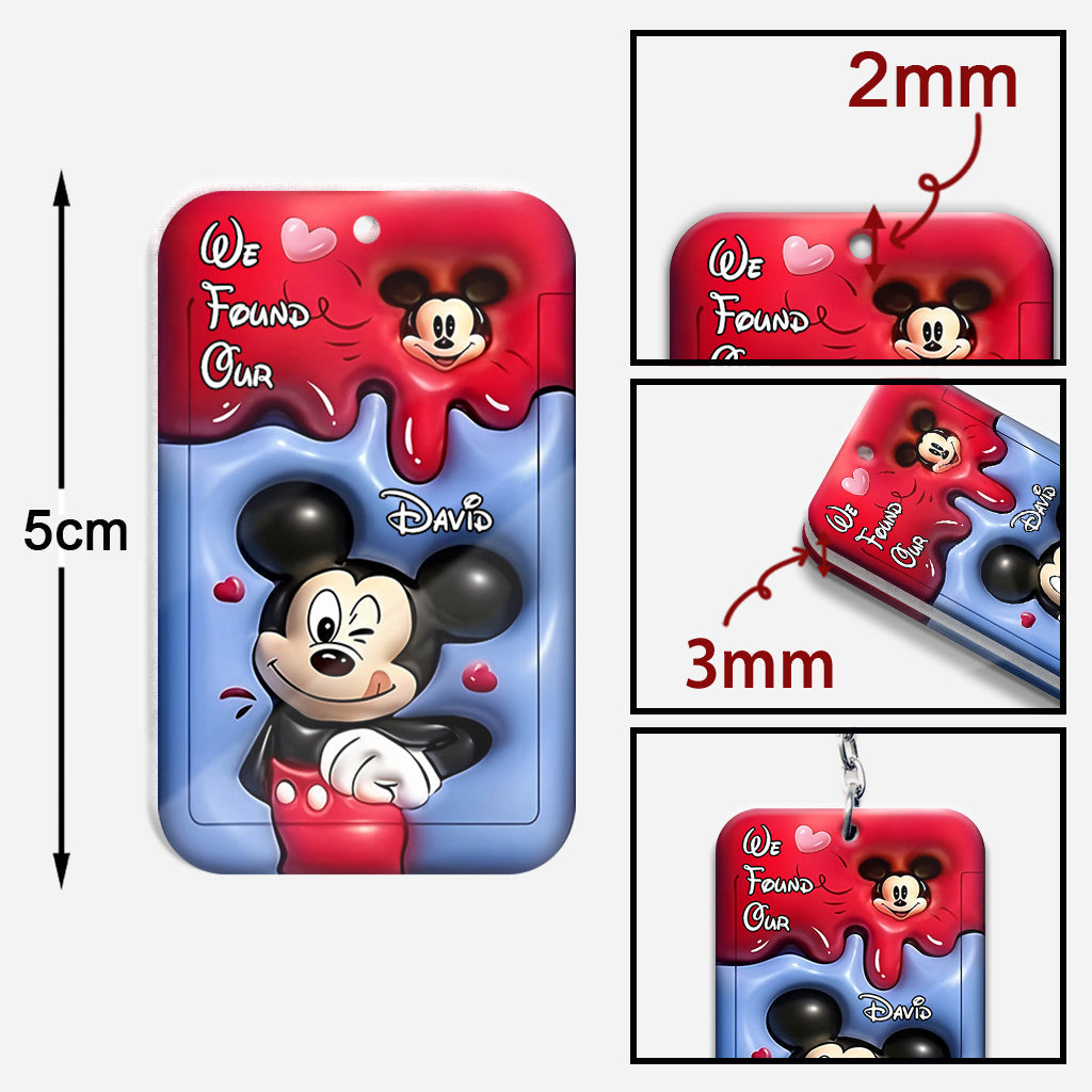 We Found Our Happily Ever After - Personalized Mouse Matching Keychain
