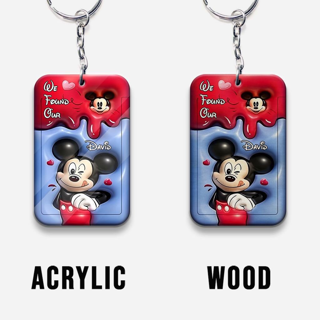 We Found Our Happily Ever After - Personalized Mouse Matching Keychain